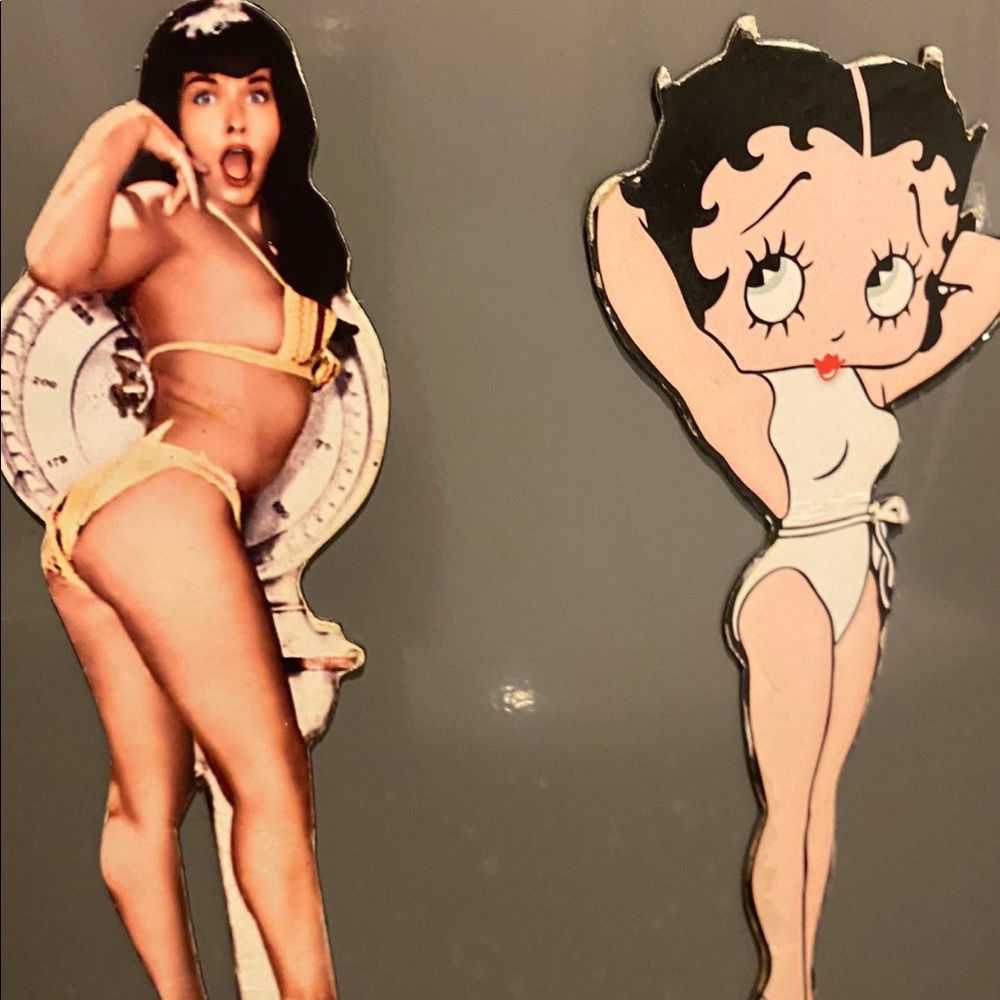 Bettie Page/Betty Boop Magnets